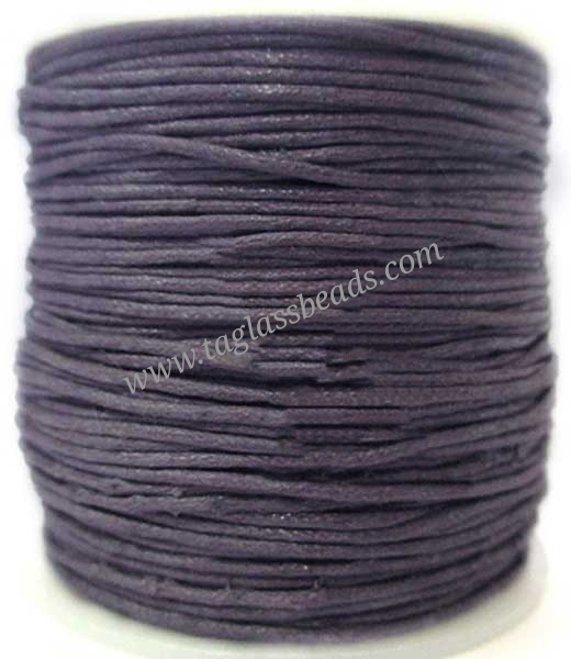 Cotton Wax Cord - Round Size 0.5 mm to 5.0 mm