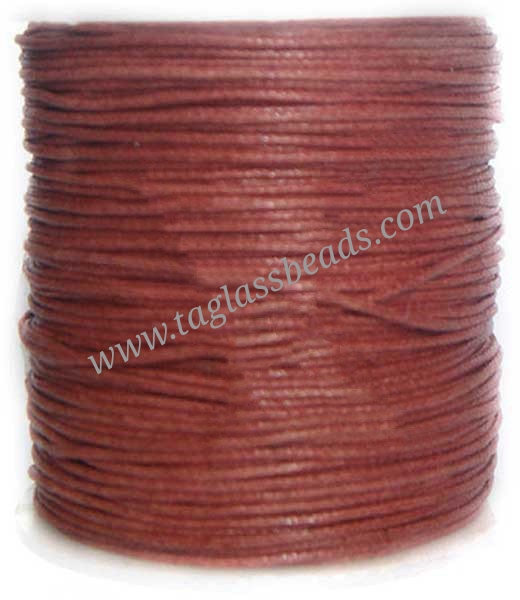 Cotton Wax Cord - Round Size 0.5 mm to 5.0 mm