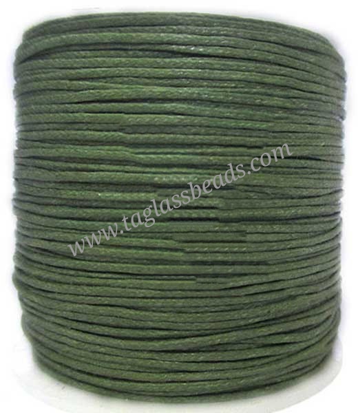 Cotton Wax Cord - Round Size 0.5 mm to 5.0 mm