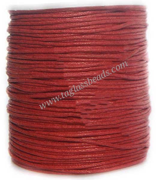 Cotton Wax Cord - Round Size 0.5 mm to 5.0 mm