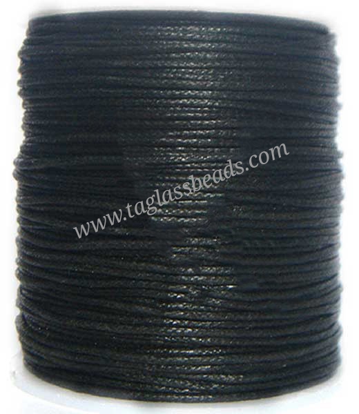 Cotton Wax Cord - Round Size 0.5 mm to 5.0 mm
