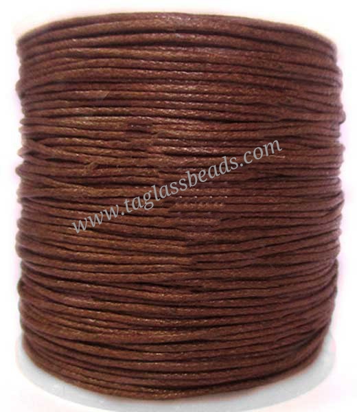 Cotton Wax Cord - Round Size 0.5 mm to 5.0 mm