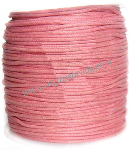 Cotton Wax Cord - Round Size 0.5 mm to 5.0 mm