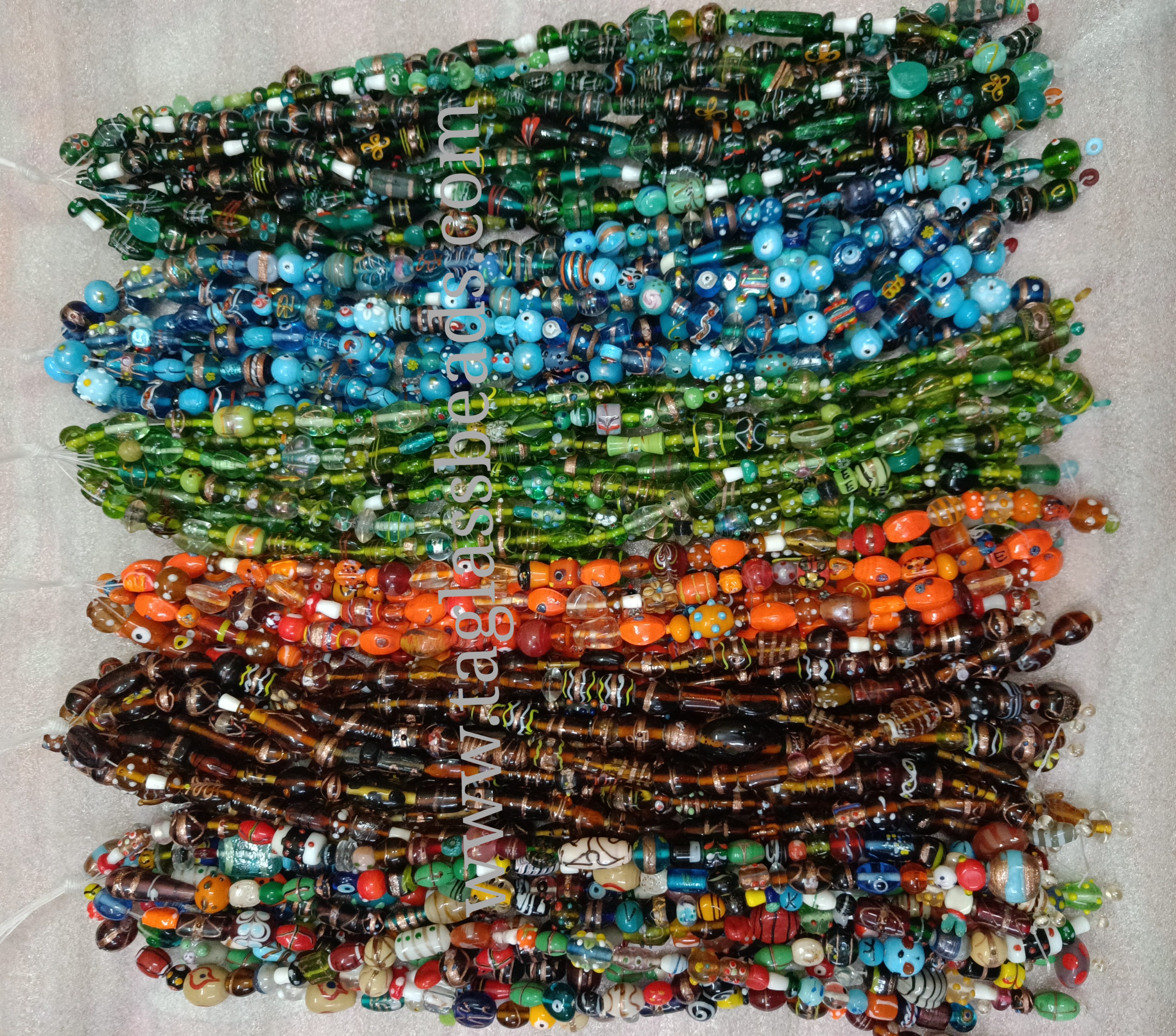 Fancy Beads Strands Size 16 Inches