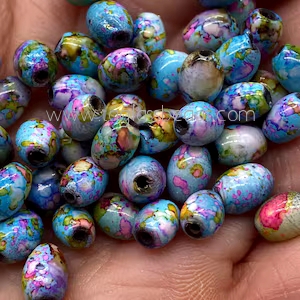 Lampwork Millifiory Beads