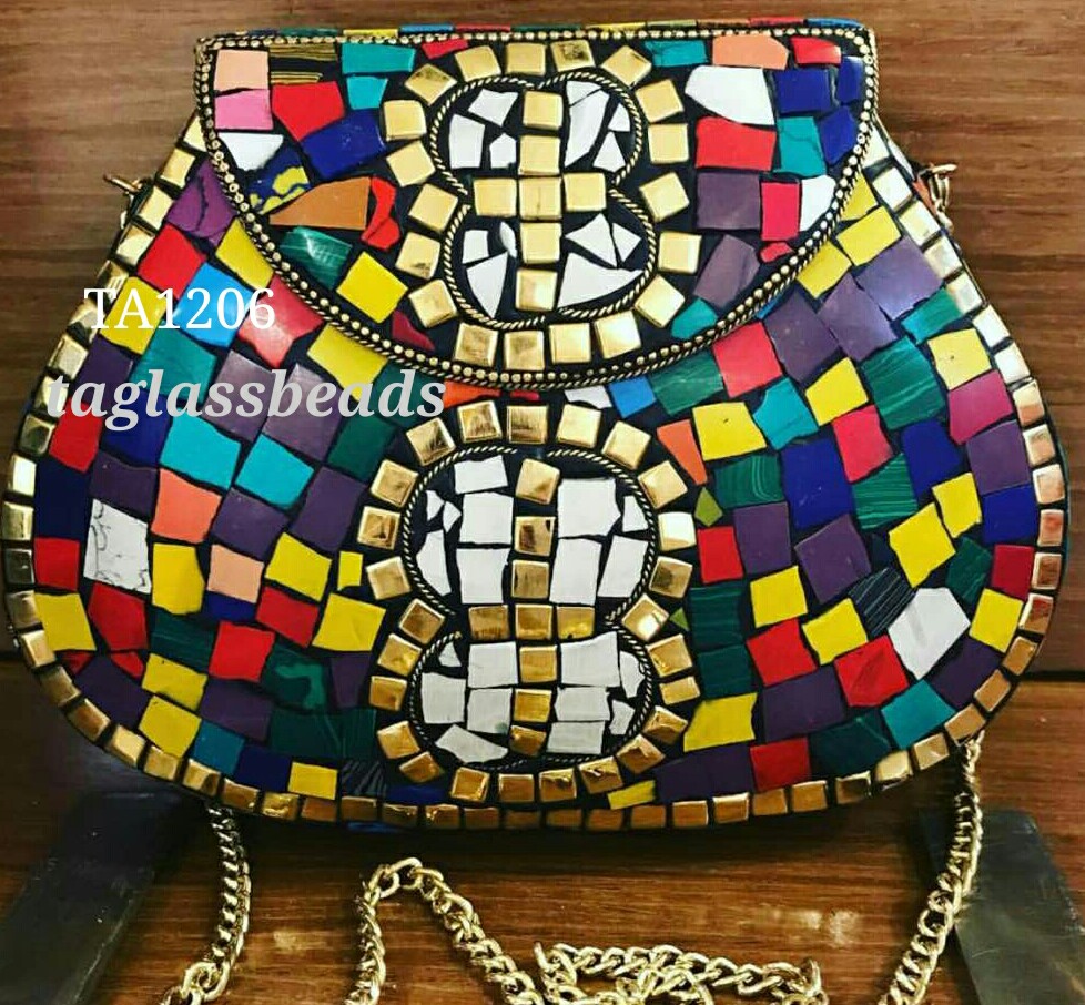 Mosaic Clutch Bag